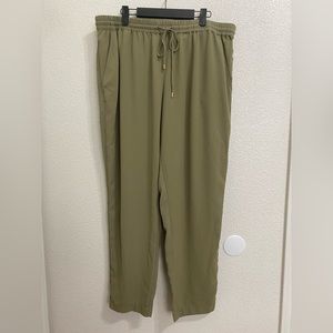 Michael Michael Kors Sage Green Lightweight Pants, XL